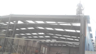 恒贵公司 4s店 维修车间 彩钢 房顶制作 建筑装修