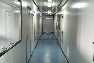 净化装修设计主要细节sicolab净化室走廊装修效果